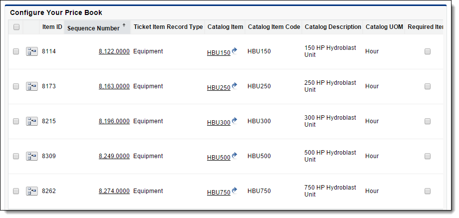 Configure Price Book from FieldFX Back Office