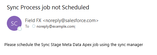 Email notice to Admin who installed FieldFX Managed Package