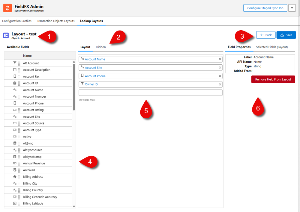 Lookup Layouts Edit Callouts