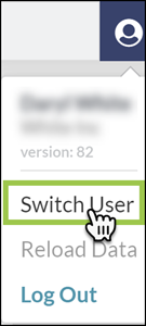 user info switch user