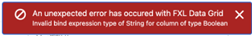 Error Message