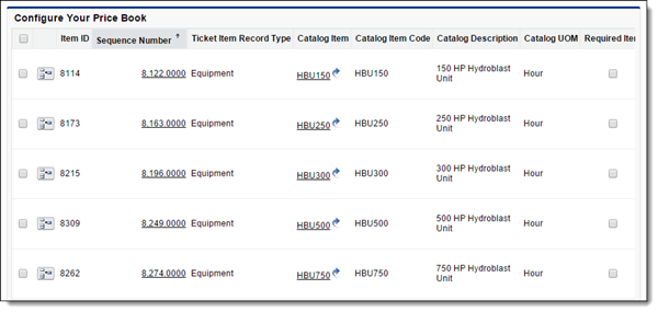 Configure Price Book from FieldFX Back Office