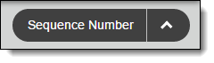 Sort control button with Sequence Number selected