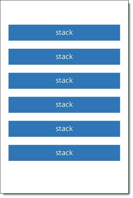 Example of stacks on a page
