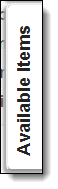 Example of the Available Items button