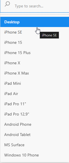 Preview Options